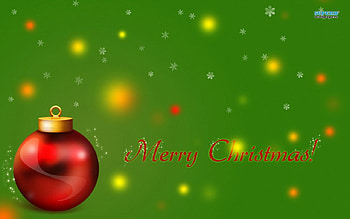 Merry Christmas, Merry, Ball, Christmas, Red HD wallpaper