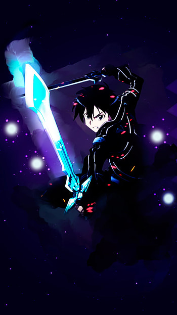 Kirito — Neon Blade: Sword Art Online , Kirito (Sword Art Online), Kazuto Kirigaya, Anime, Sword Art Online HD phone wallpaper