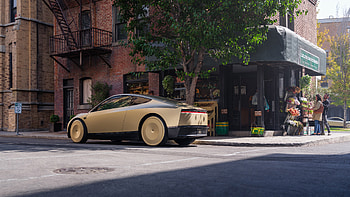 Futuristic Tesla Robotaxi: Ultra, car, Tesla, robotaxi, vehicle HD wallpaper