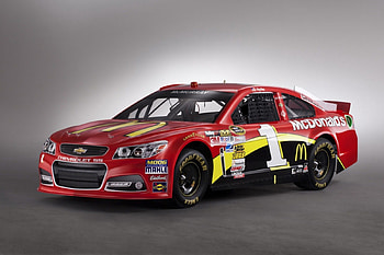 McDonald's, nascar, bowtie, gm, red HD wallpaper
