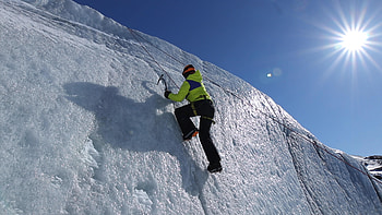 Private ice climbing tour, Experienced guide, Exclusive experience, Unforgettable memories HD wallpaper