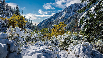 Mountains - Snow Winter Landscape Nature Live Android for 16:9 HD wallpaper
