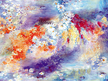 Abstract, Flowers, Patterns, Bright, Lines HD wallpaper