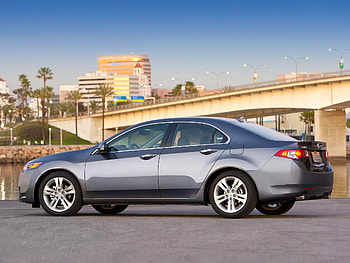 Auto, Nature, Sky, Acura, Palms, Cars, Asphalt, Bridge, Side View, Style, Akura, 2009, Grey Metallic, Metallic Gray, Tsx, V6 HD wallpaper
