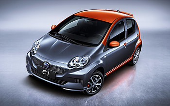2022, BYD E1, exterior, front view, compact electric car, silver BYD E1, Chinese electric cars, BYD HD wallpaper