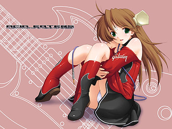 Guitar Girl, guitar, girl, anime HD wallpaper