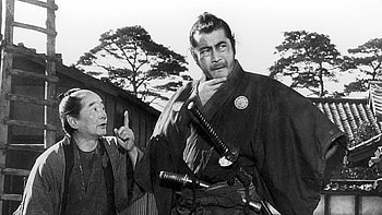 Yojimbo film review, Leibwchter filmkritik, Akira Kurosawa's work, Samurai cinema HD wallpaper