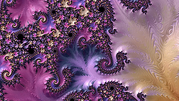 Trippy Psychedelic Fractal, colorful, colors, purple, Abstract, fractal, abstract purple HD wallpaper