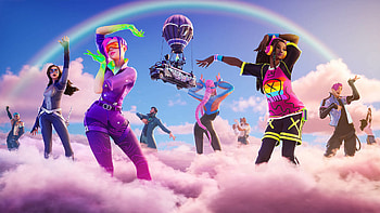Fortnite : Epic Battle Dance in the Skies, video game, Fortnite HD wallpaper