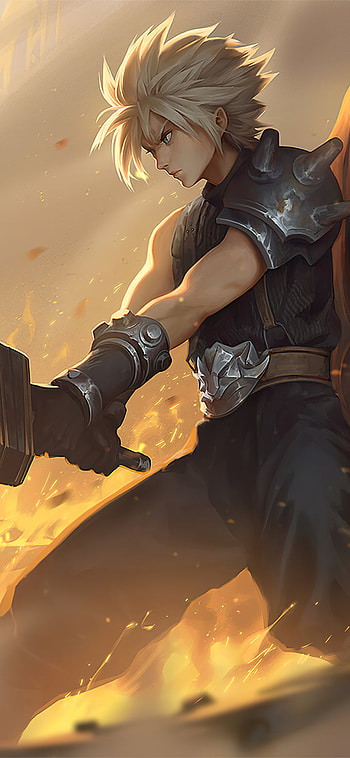 Cloud Strife — FF7 Remake Mobile, Cloud Strife, Final Fantasy, video game, Final Fantasy VII Remake HD phone wallpaper