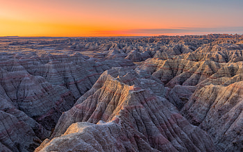 Mountain Tops, rugged, nature, sunset, mountain HD wallpaper