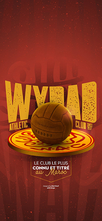 Wydad mobile, classic, vintage, club, retro, wac, caf, football, morocco HD phone wallpaper