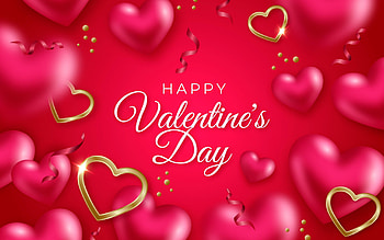 :), valentine, pink, day, card, heart HD wallpaper