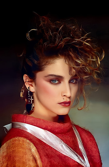 Madonna, iris, lip, singer HD phone wallpaper