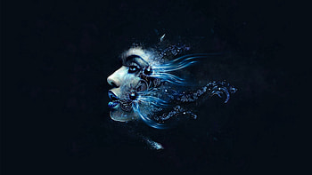 Abstract, Background, Dark, Lines, Face HD wallpaper