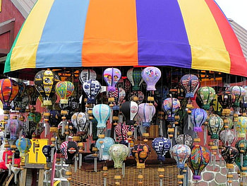 Balloons, hotair, colors, variety HD wallpaper