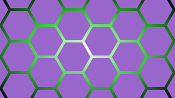 glow gradient green hexagon white black purple amethyst lime green HD wallpaper