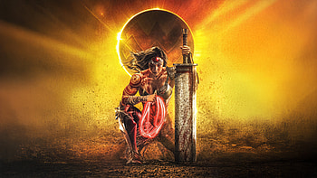 The Absolute Power Of Wonder Woman, wonder-woman, superheroes, artwork, art, digital-art HD wallpaper