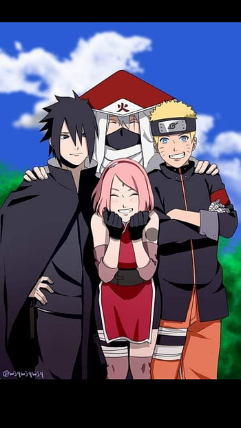 Naruto Team 7, anime HD phone wallpaper