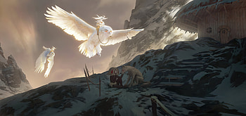 Giant Owl Rider , owl, artist, artwork, digital-art HD wallpaper