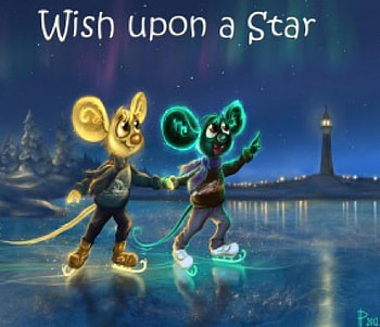 wish upon a star, star, mouse, tgrams, wishes, mice, arora borialis HD wallpaper