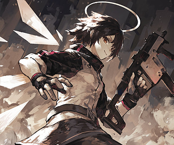 Exusiai - Arknights, Exusiai (Arknights), video game, Arknights HD wallpaper