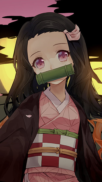 Nezuko Kamado, Anime, Demon Slayer: Kimetsu no Yaiba HD phone wallpaper
