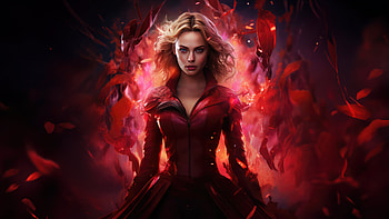 Scarlet Witch Scarlet Odyssey, scarlet-witch, superheroes, artwork, artist, digital-art, deviantart, ai HD wallpaper