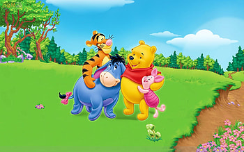 Winnie the Pooh , Animated characters HD wallpaper