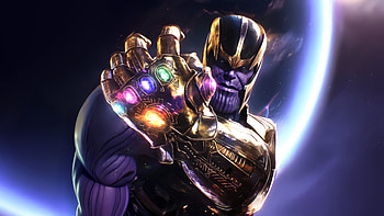 Thanos The Inevitable Titan, thanos, supervillain, superheroes, artwork, digital-art, ai HD wallpaper