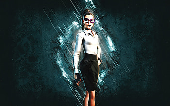 Fortnite Jennifer Walters Skin, Fortnite, main characters, blue stone background, Jennifer Walters, Fortnite skins, Jennifer Walters Skin, Jennifer Walters Fortnite, Fortnite characters HD wallpaper