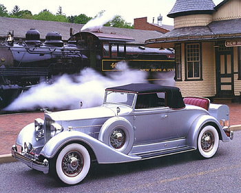 packard twelve coupe, road, convertible, car, coupe HD wallpaper