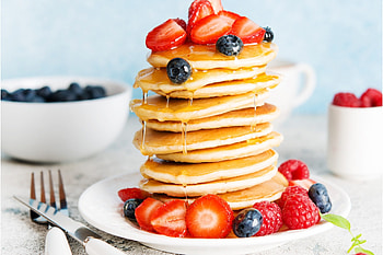 Pancake pan, Endusor webpage, Perfectly cooked, Tasty treats HD wallpaper