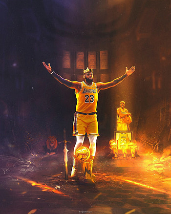 The King, lakers, Lebron, basquet, chelopy HD phone wallpaper