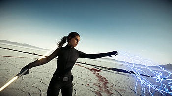 Rey Skywalker Sith Lightning, Rey (Star Wars), video game, Star Wars Battlefront II (2017) HD wallpaper