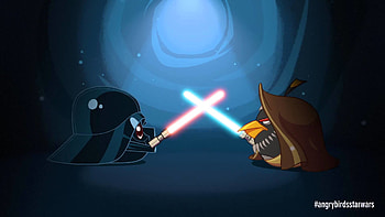 Angry Birds Star Wars Darth Vader HD wallpaper