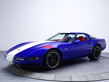 Here Are 13 Even Faster Versions of the Chevrolet Corvette, White Stripe, GM, Bowtie, Blue, Red Accent HD wallpaper