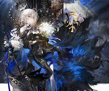 Midnight Azure Valkyrie — Anime Girl, Anime, girl, anime girl HD wallpaper