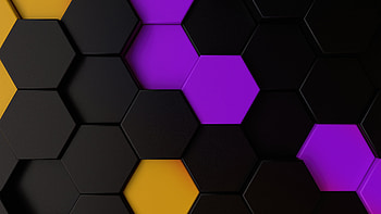 Purple Yellow Dark Polygon Abstract , polygon, abstract, artist, artwork, digital-art HD wallpaper