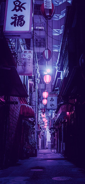 Liam Wong - Art Director grapher - in 2020. Anime scenery , Scenery , Anime scenery, Japan Purple HD phone wallpaper