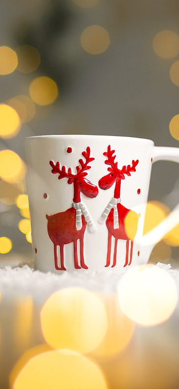 Holiday mug, Christmas spirit, Festive drinks, Seasonal cheer HD phone wallpaper