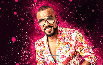 Alexandre Pires, , purple neon lights, brazilian singer, So Pra Contrariar, music stars, Alexandre Pires do Nascimento, brazilian celebrity, Alexandre Pires HD wallpaper