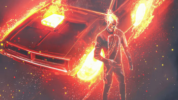 Ghost Rider Rides The Night, ghost-rider, superheroes, artist, artwork, digital-art HD wallpaper