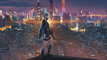 Girls Frontline, warrior, gun, artist, artwork, digital-art HD wallpaper