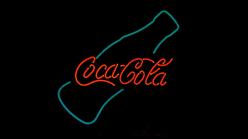 Neon sign, Soda HD wallpaper