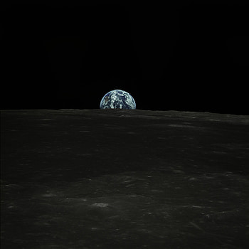 Universe, Moon, Land, Earth, Planet, View HD phone wallpaper
