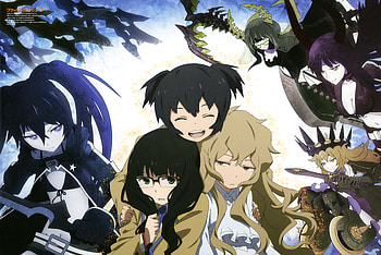 Black★Rock Shooter, yomi, anime, black rock shooter, mato, kagari HD wallpaper