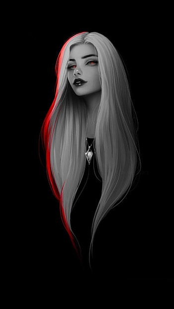 Iyan Sofyan on Random Art. Digital art girl, Art girl, Girly art, Sad Demon Girl HD phone wallpaper