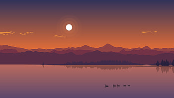 Landscape Portrait - Minimalistic,, Mountain Minimal HD wallpaper