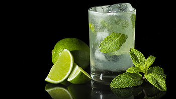 ღ, Ice, Lime, Glass, Drink HD wallpaper
